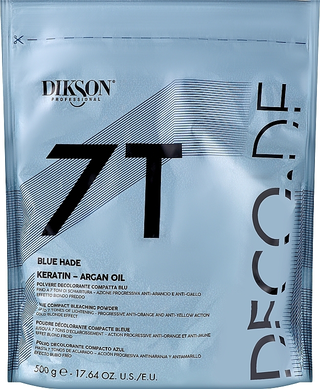 Порошок для волос - Dikson Blu Hade 7T Keratin-Argan Oil — фото N1