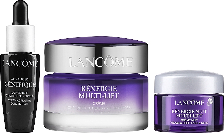 Набір - Lancome Renergie Multi-Lift (cr/50ml + cr/15 + conc/10ml) — фото N1