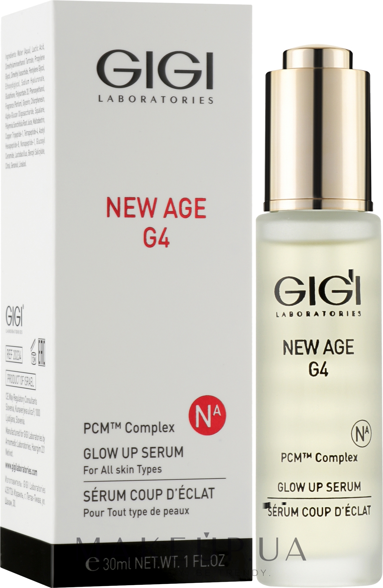 Сыворотка "Сияющая кожа" - Gigi New Age G4 — фото 30ml