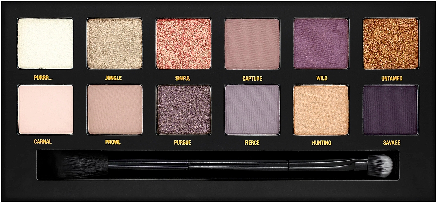 Палетка тіней - W7 Wild Eyes Pressed Pigment Palette — фото N2