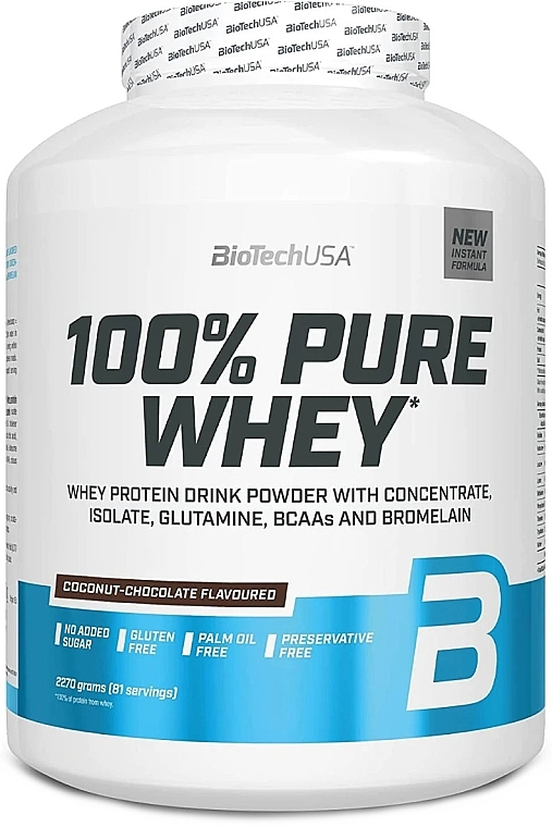 Протеїн "Кокосовий шоколад"  - BioTech 100% Pure Whey Coconut Chocolate — фото N2