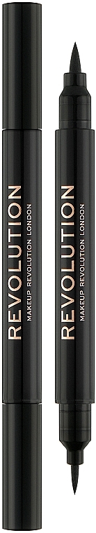 Makeup Revolution Awesome Double Flick Liquid Eyeliner - Makeup Revolution Awesome Double Flick Liquid Eyeliner — фото N1
