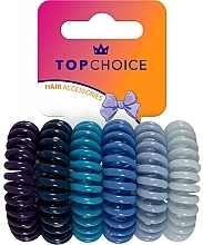 Парфумерія, косметика Резинка для волосся, 20087, 6 шт. - Top Choice Hair Accessories