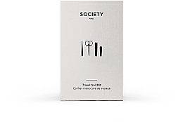 Набір манікюрний дорожній, 4 предмети - Society Paris Travel Nail Kit — фото N2