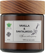 Духи, Парфюмерия, косметика Аромасвеча "Vanilla&Santalwood", в банке - Purity Candle