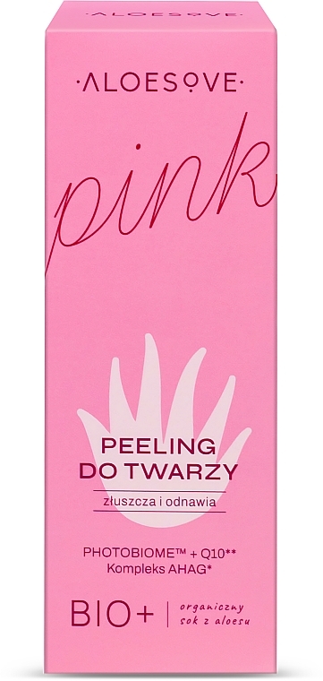 Пілінг для обличчя - Aloesove Pink Facial Peeling — фото N2