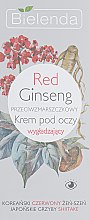 Парфумерія, косметика Крем для очей з червоним женьшенем - Bielenda Red Ginseng