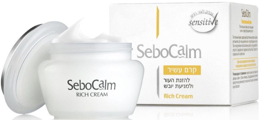 Питательный крем для насыщения кожи и предотвращения сухости - SeboCalm Rich Cream 