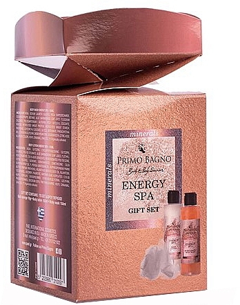 Набор - Primo Bagno Energy Spa Gift Set (b/lot/150ml + b/wash/150ml+sponge) — фото N1