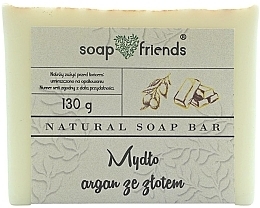 Духи, Парфюмерия, косметика Глицериновое мыло для рук и тела "Аргана с золотом" - Soap&Friends