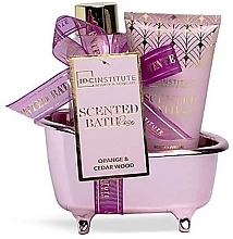 Парфумерія, косметика Набір - IDC Institute Scented Bath Rose Mini Set (sh/gel/100ml + b/lot/50ml)