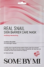 Парфумерія, косметика Маска для обличчя з муцином равлика - Some By Mi Real Snail Skin Barrier Care Mask