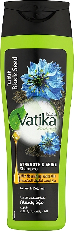 Шампунь с черным тмином - Dabur Vatika Black Seed Shampoo — фото N1