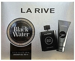 La Rive Black Water - Набор (edt/100ml+sh/gel/100ml) — фото N1