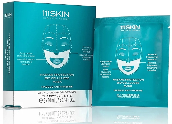 Биоцеллюлозная маска для лица - 111skin Anti Blemish Bio Cellulose Facial Mask — фото N1