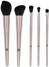 Набор кистей для макияжа - W7 Go Glam! Makeup Brush Set (brush/5pcs) — фото N4