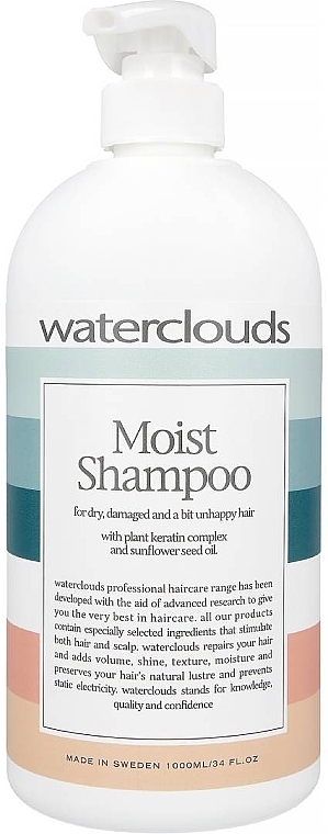 Зволожувальний шампунь для волосся - Waterclouds Moist Shampoo — фото N1