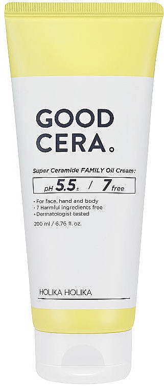 Універсальний крем для обличчя й тіла - Holika Holika Skin & Good Cera Super Ceramide Family Oil Cream — фото N1