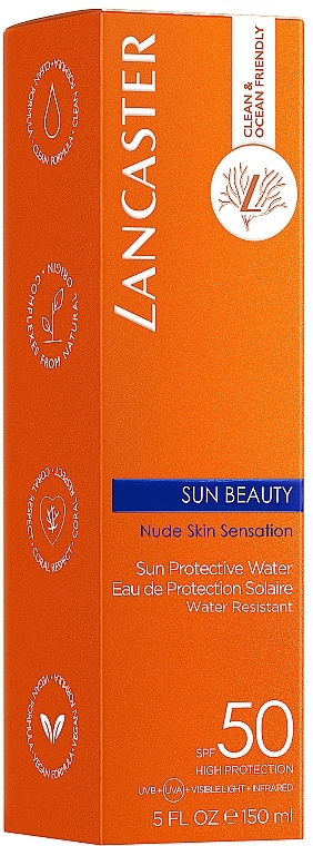 Сонцезахисний спрей - Lancaster Protector Solar Sun Beauty Sun Protective Water SPF50 — фото N3