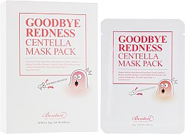 Тканевая маска с центеллой азиатской - Benton Goodbye Redness Centella Mask Pack — фото N2
