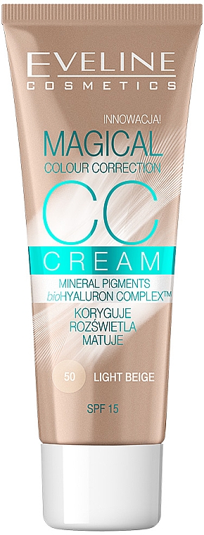 Тональний крем - Eveline Cosmetics Magical CC Cream SPF15 — фото N1