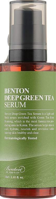 Серум з екстрактом зеленого чаю - Benton Deep Green Tea Serum — фото N2