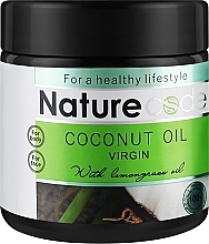 Натуральное кокосовое масло для тела, с эфирным маслом лемонграсса - Nature Code Coconut Oil With Lemongrass Oil — фото N1