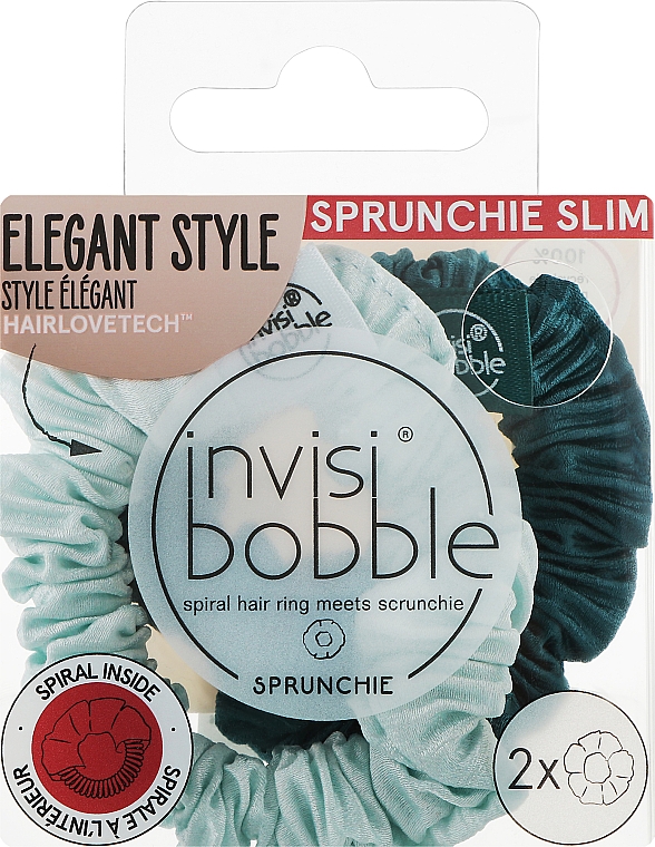 Резинка-браслет для волосся - Invisibobble Sprunchie Slim Cool as Ice — фото N1