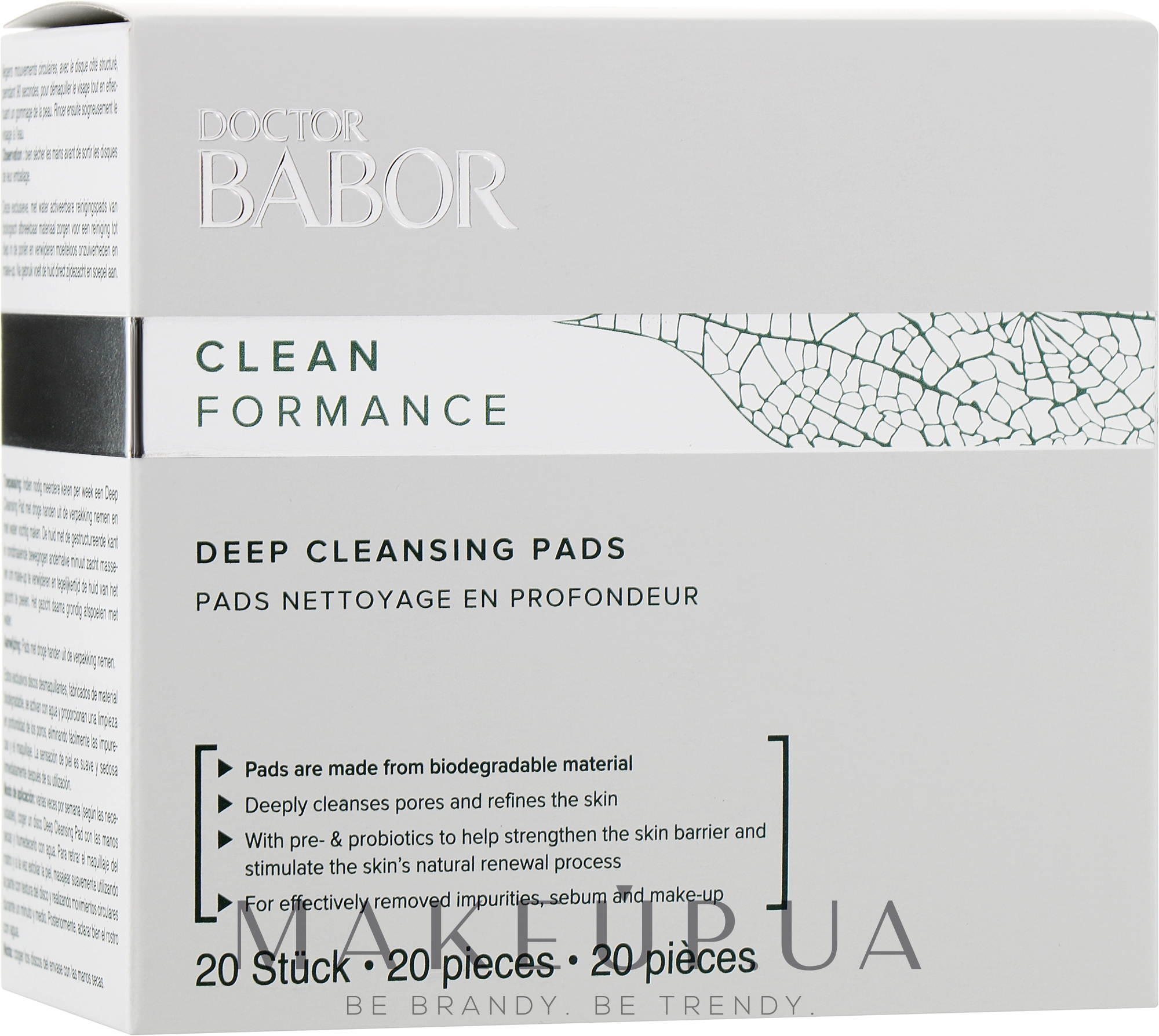 Диски для глубокого очищения кожи - Babor Doctor Babor Clean Formance Deep Cleansing Pads — фото 20шт