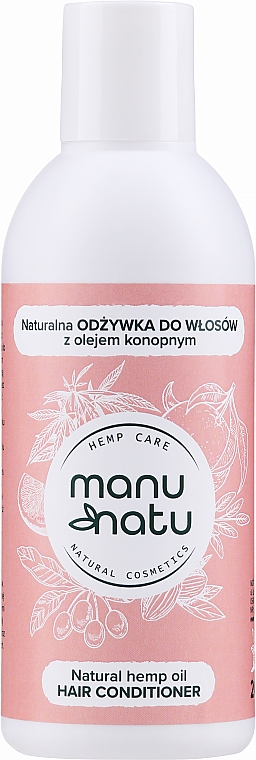 Кондиціонер для волосся - Manu Natu Natural Hemp Oil Hair Conditioner — фото N1
