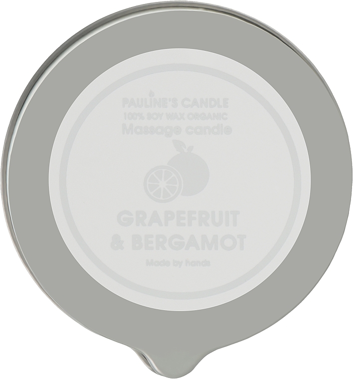 Масажна свічка "Грейпфрут і бергамот" - Pauline's Candle Grapefruit & Bergamot Manicure & Massage Candle — фото N5