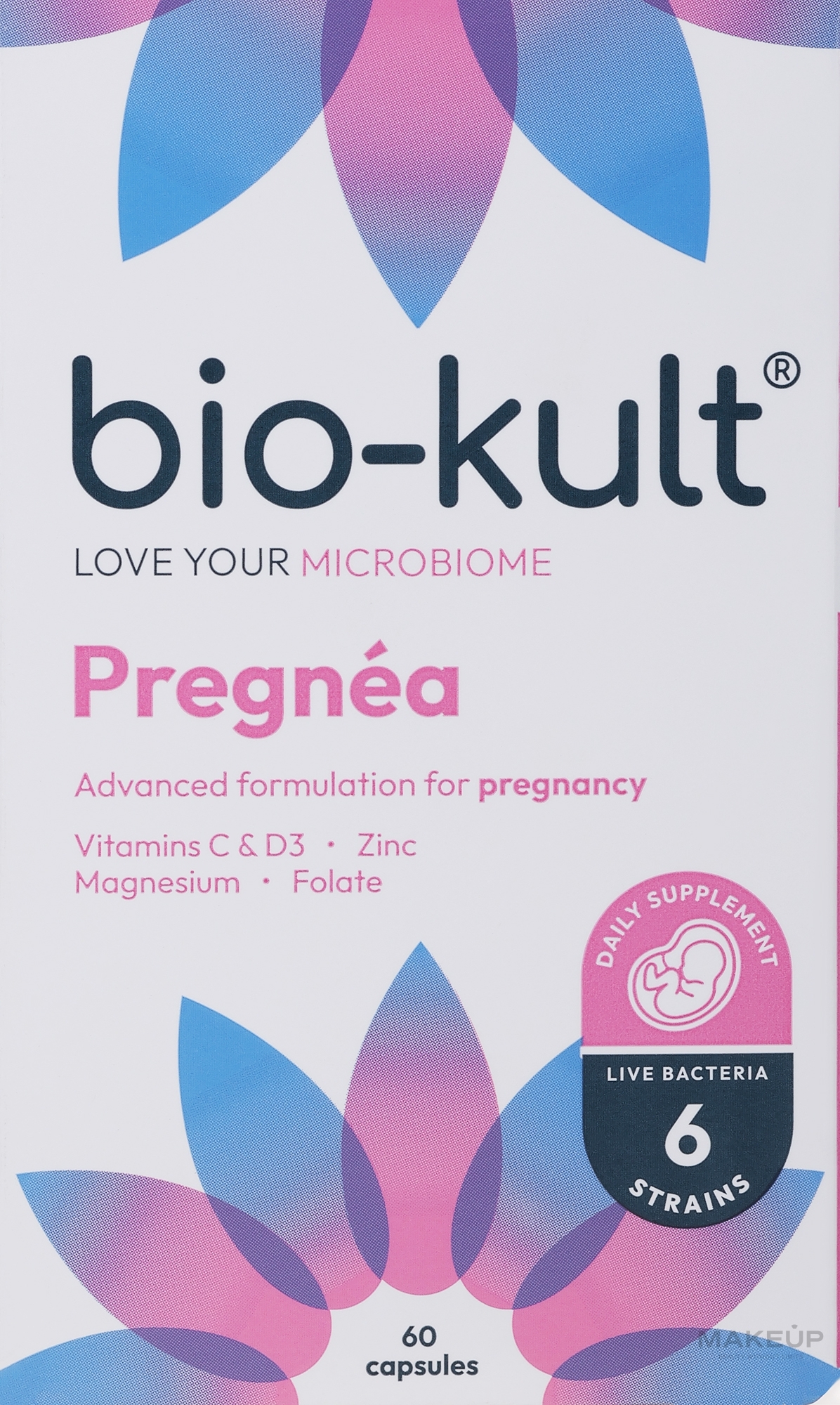 Харчова добавка для підтримки під час вагітності, 60 капсул - Bio-Kulit Pregnea — фото 60шт