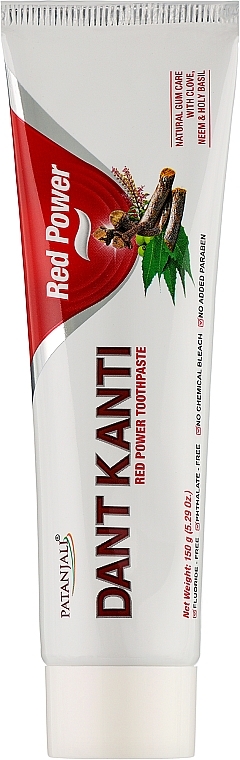 УЦЕНКА Зубная паста "Ред" - Patanjali Dant Kanti Red Toothpaste * — фото N3