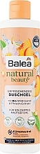 Гель для душу з олією шипшини і екстрактом персика - Balea Natural Beauty Wild Rose & Peach — фото N2