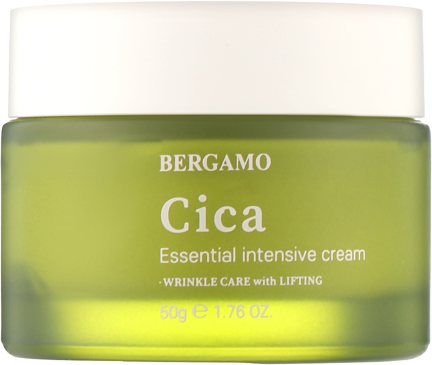 Крем для обличчя з центелою азіатською - Bergamo Cica Essential Intensive Cream — фото N1