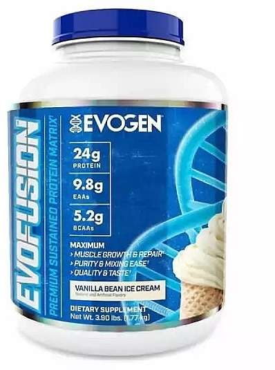 Питьевой протеин "Ванильное мороженное" - Evogen Evofusion Protein Blend Vanilla Bean Ice Cream Shake — фото N1
