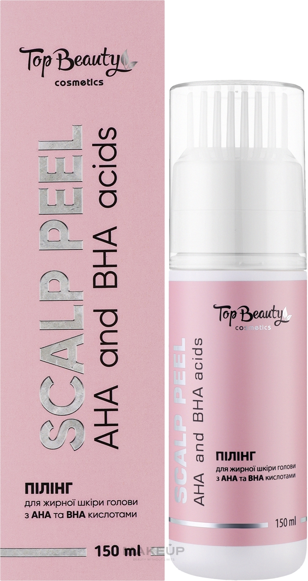 Пілінг для жирної шкіри голови з АНА- та ВНА-кислотами - Top Beauty Scalp Peel AHA and BHA Acids — фото 150ml