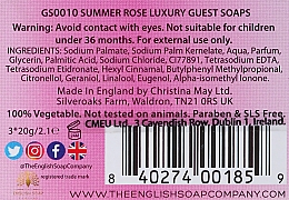 Мыло "Летняя роза" - The English Soap Company Summer Rose Guest Soaps — фото N2