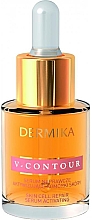 Парфумерія, косметика Відновлювальна сироватка для обличчя  - Dermika V-Contour Serum 60+