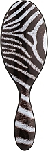 Расческа для волос, BWR830SAFZE, темная - Wet Brush Original Detangler Zebra — фото N2