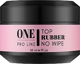 Духи, Парфюмерия, косметика Топ для гель-лака, 30 мл - One Pro Line Top Rubber No Wipe