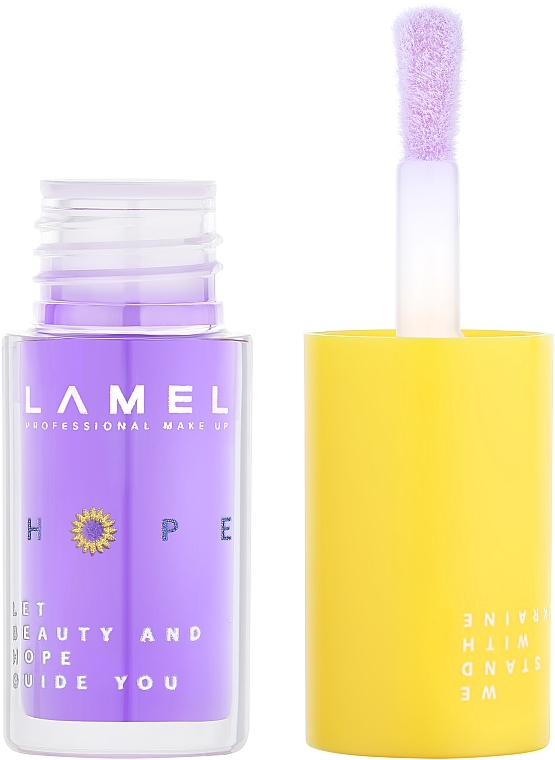 Олія-бальзам для губ - LAMEL Make Up HOPE Glow Lip Oil — фото N5