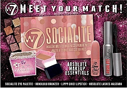 W7 Meet Your Match Gift Set (mascara/13ml + palette/17/g + lipstick/3.5g + bronzer/6g) - Набір — фото N2