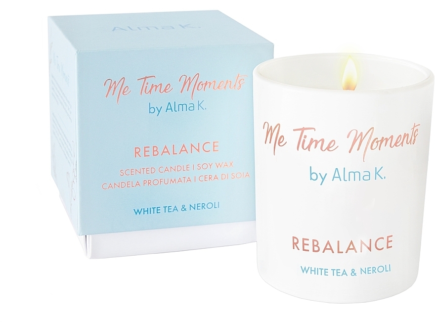 Ароматическая свеча - Alma K. Rebalance White Tea & Neroli Me Time Moments — фото N2