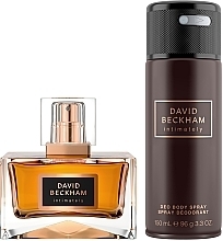 David Beckham Intimately Men - Набор (edt/75ml + deo/150ml) — фото N2