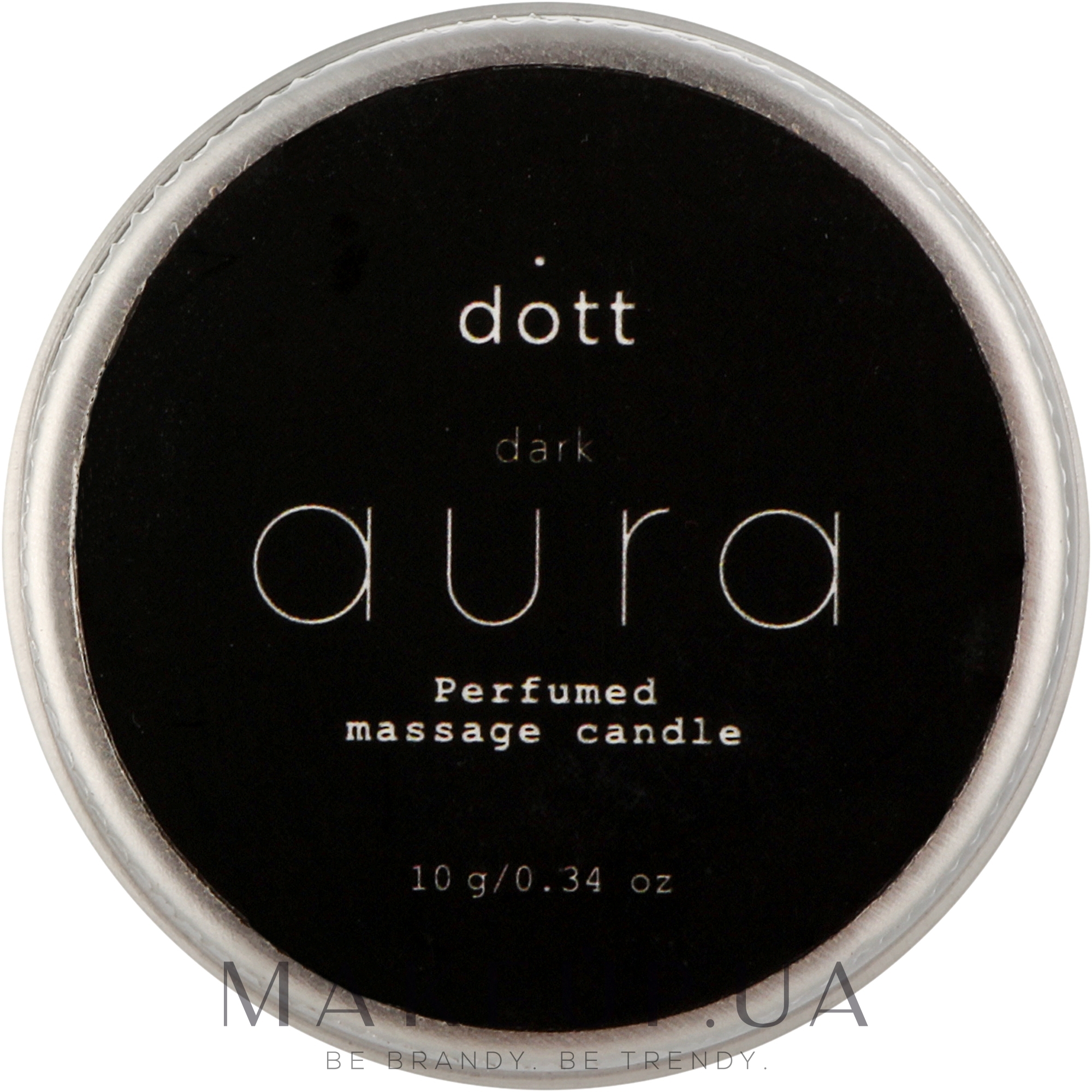 Парфумована масажна свічка - Dott Dark Aura Candle — фото 10g