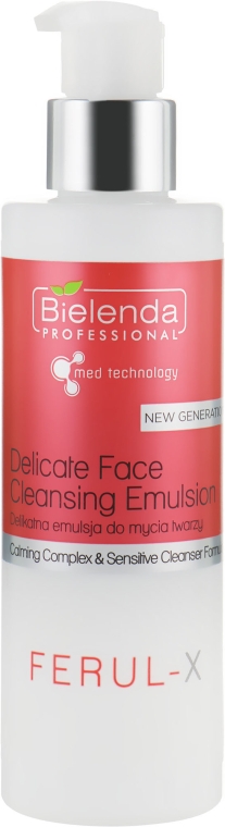 Ніжна міцелярна емульсія для обличчя - Bielenda Professional Ferul-X Delicate Face Cleansing Emulsion — фото N1