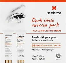 Парфумерія, косметика Набір - SesDerma Laboratories Anti-Dark Circles Kit (gel/15ml + eye/cr/15ml)