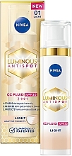 Духи, Парфюмерия, косметика Тональный флюид - NIVEA Luminous 630 CC Fluid SPF30 3in1