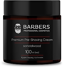 Крем перед голінням "Сандалове дерево" - Barbers Premium Pre-Shaving Cream Sandalwood — фото N3